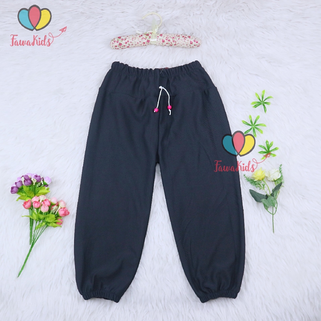 girls plain joggers
