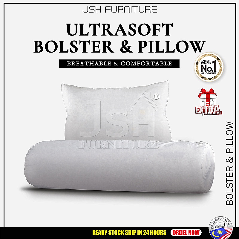 Pillow JSH P1 - Bolster Bantal Panjang Bantal Peluk Bantal Hotel Pillow Batal Peluk Bedding