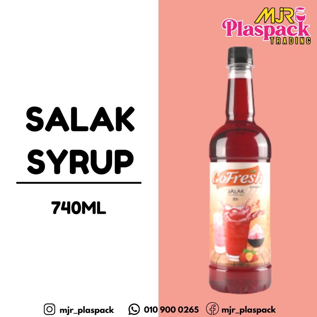 GoFresh Salak Flavoured Syrup 740ml/ Sirap ABC/ Sirap Air Shopee Malaysia
