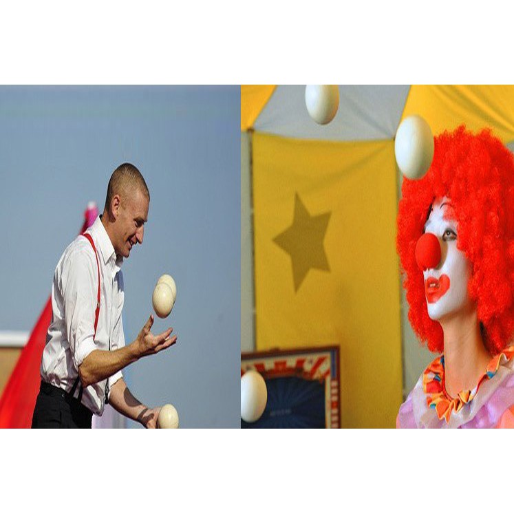 6.5cm Magic Circus Juggling Balls acrobatics Props Handball Hand toss clown 