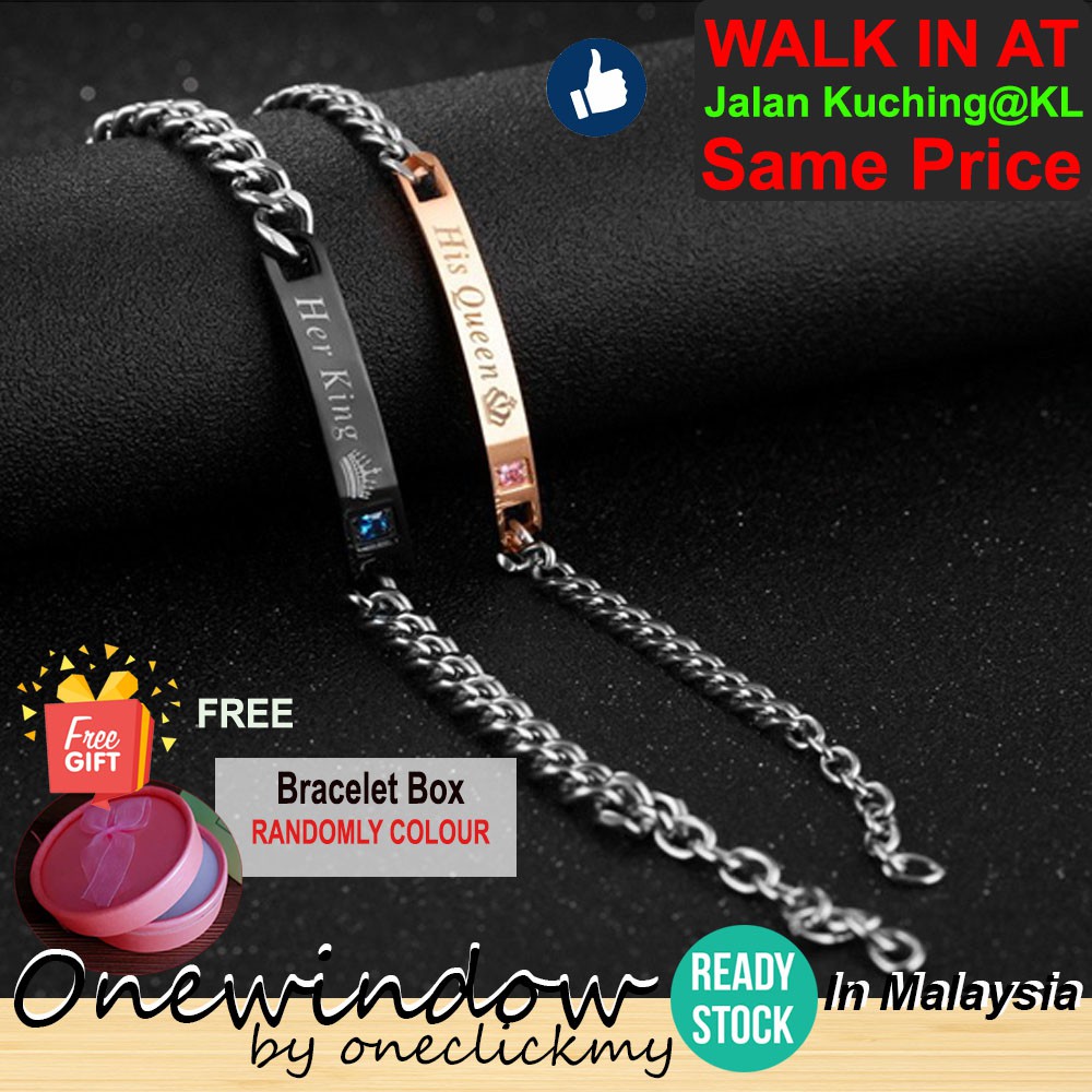 [ READY STOCK ]In Malaysia Creative Couple Bracelet