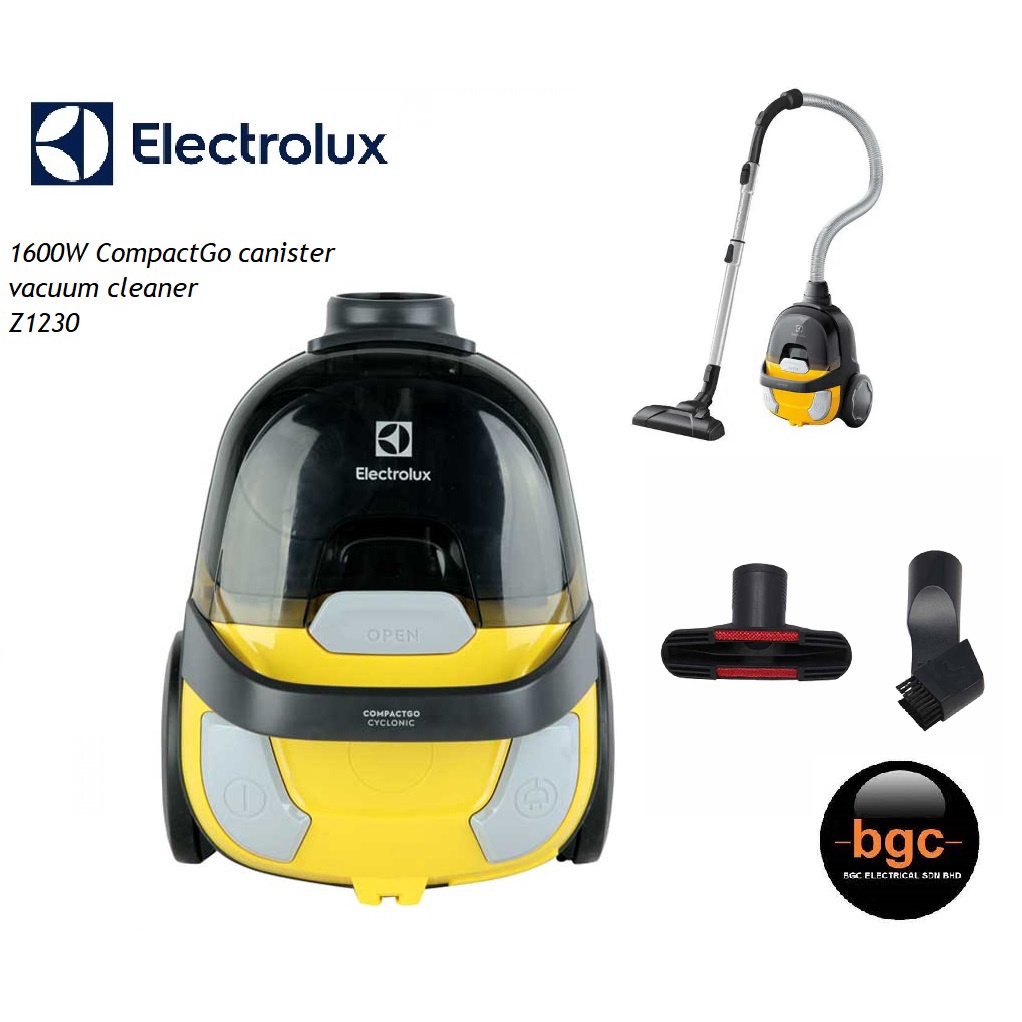 Electrolux 1600W CompactGo canister vacuum cleaner Z1230 Shopee Malaysia