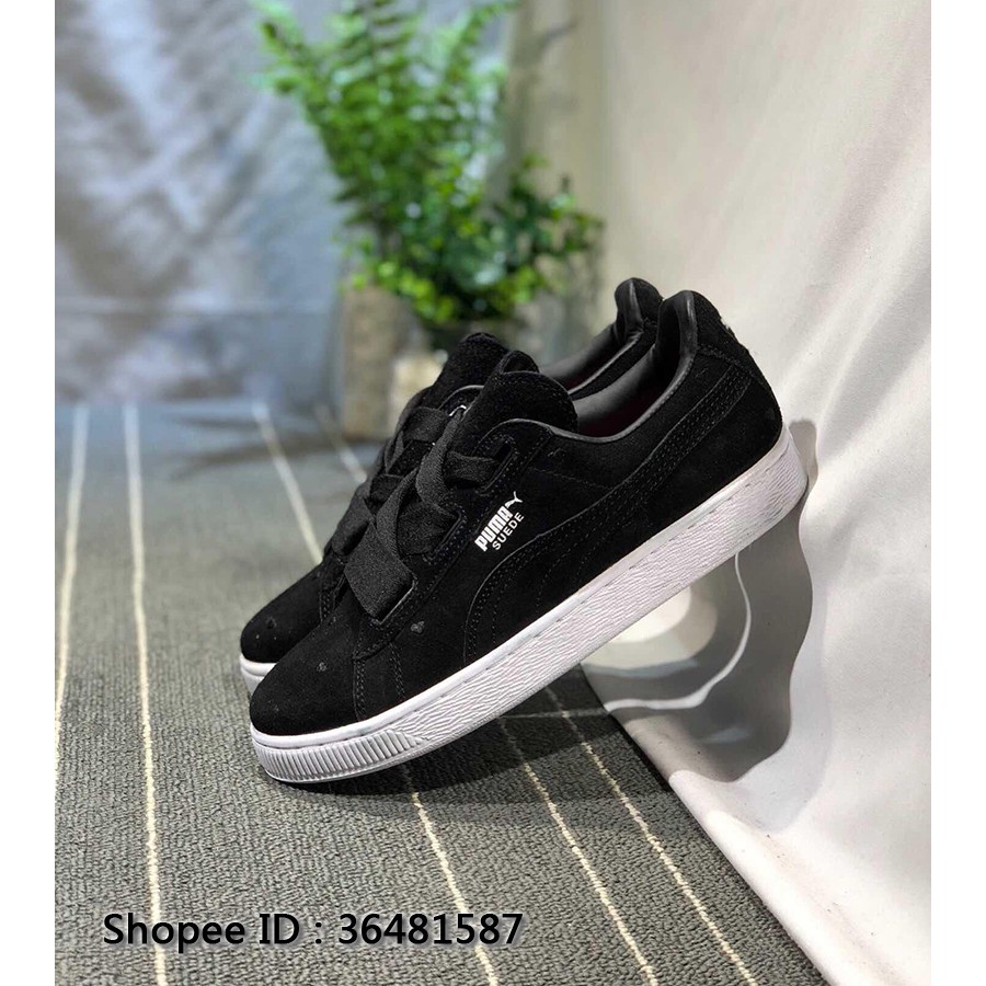 puma classic leather black