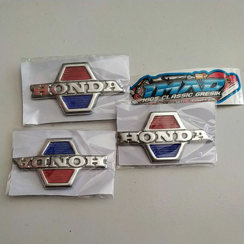 Honda c70 Wings Deck Emblem  Shopee Malaysia