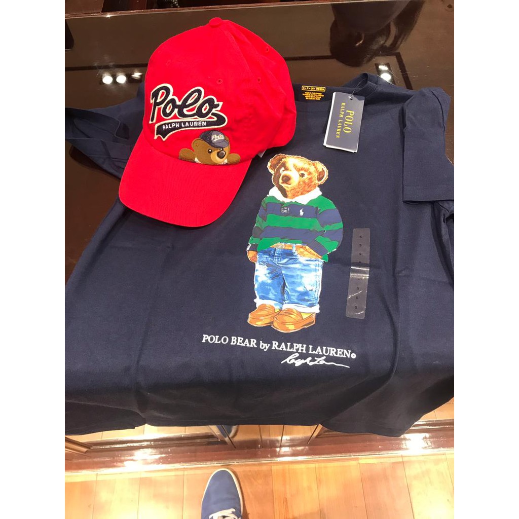 ralph lauren teddy bear cap