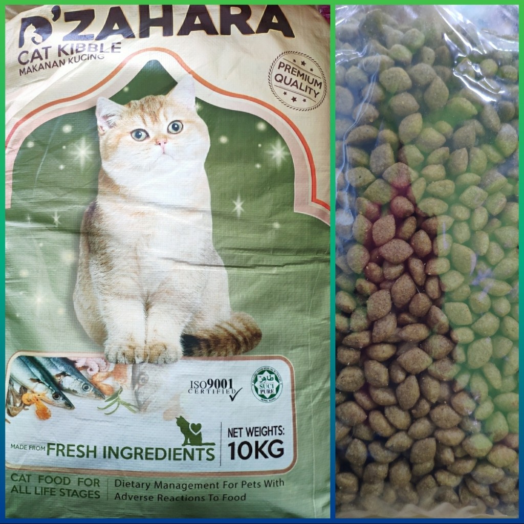 🔥Makanan Kucing MURAH🔥Du0027Zahara Mother u0026 Baby Cat Food 10kg 
