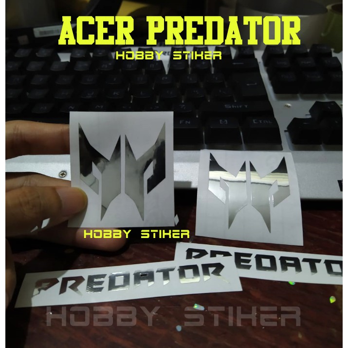 Acer Predator silver chrome Sticker | Shopee Malaysia