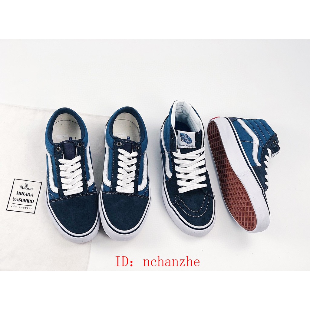 vans blue canvas shoes