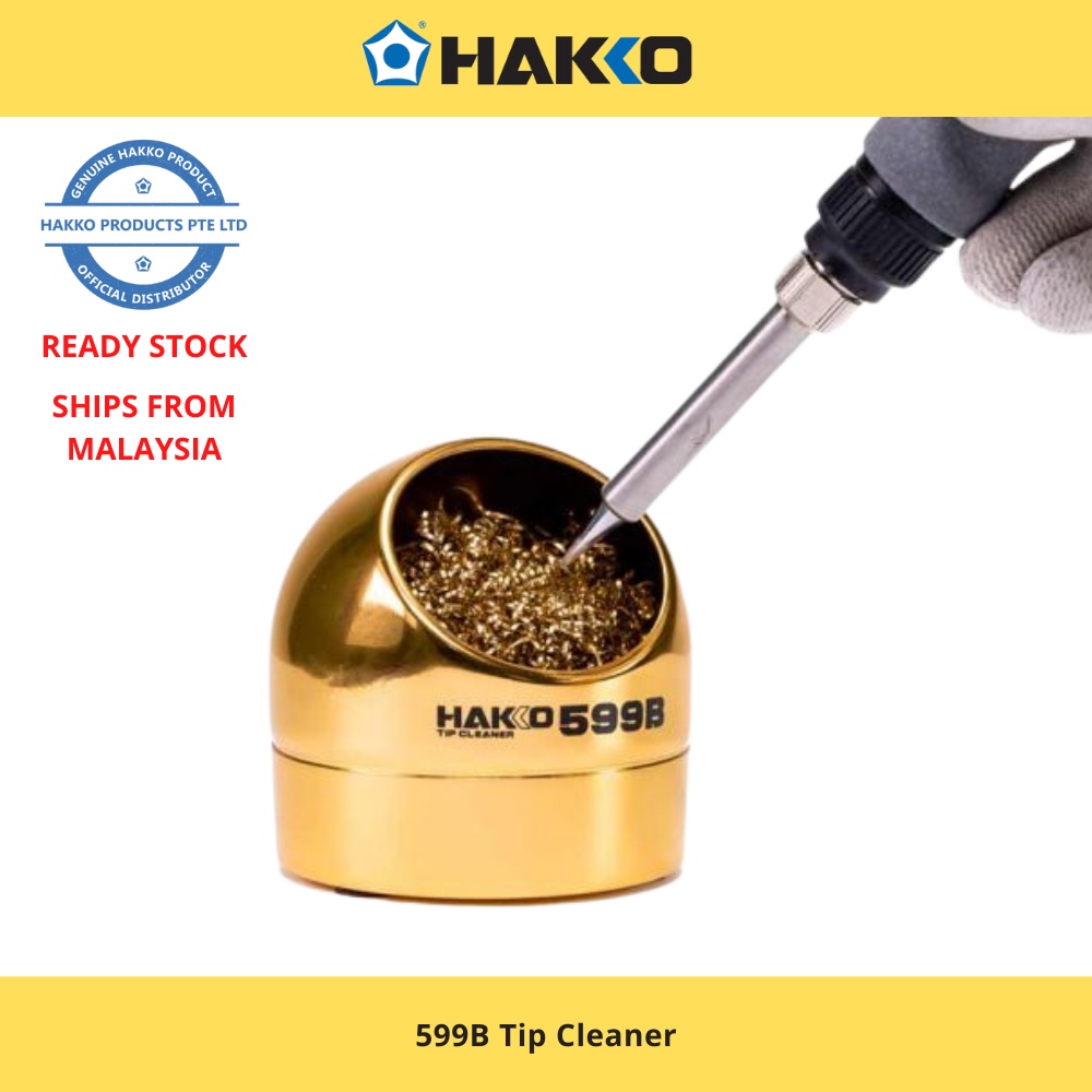 HAKKO 599B Soldering Iron Tip Cleaner Curly Brass Wire Cleaning Sponge ...