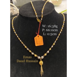 Emas 916 Rantai Leher Bola Shopee Malaysia