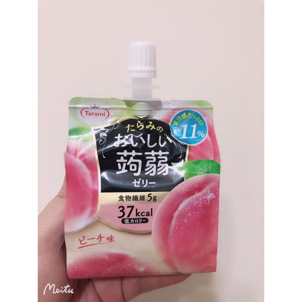 Japan Tarami Oishii Konjac Jelly In Pouch 150g Grape Peach Mango 日本水果蒟蒻150g Shopee Malaysia