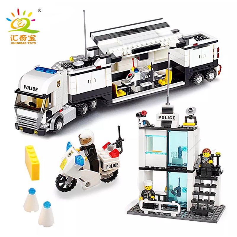 lego police command truck