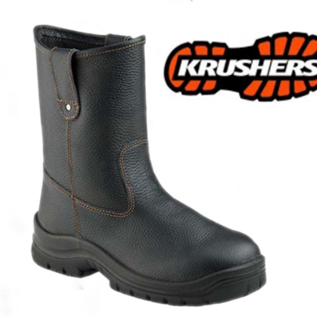 SAFETY SHOES KRUSHERS HIGH CUT BOOTS (1 MONTH WARRANTY) Shopee Malaysia