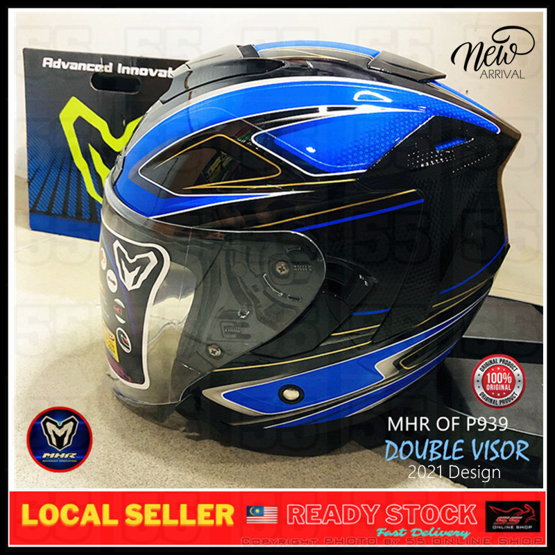 MHR Helmet 💯% Original MHR NV FORCE OF P939 2021 New Design Open Face ...