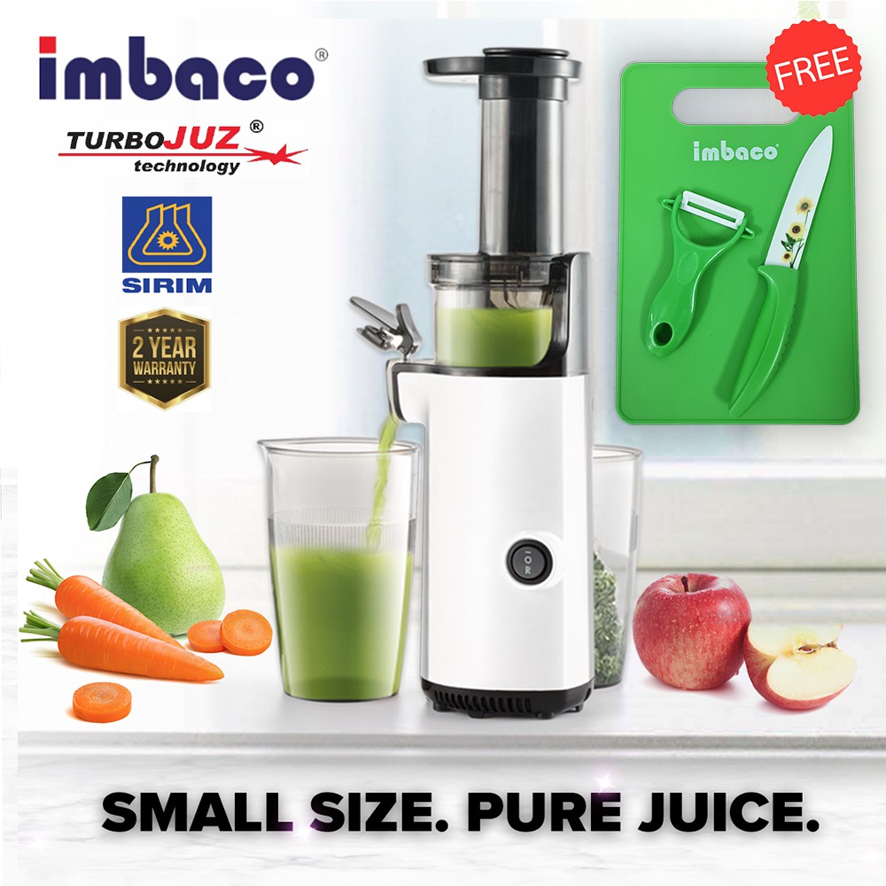 Imbaco|Apache TurboJUZ® JZ01 Slow Juicer | Cold Press | Multifunctional | Juice Extractor | Blender | Food Processor |