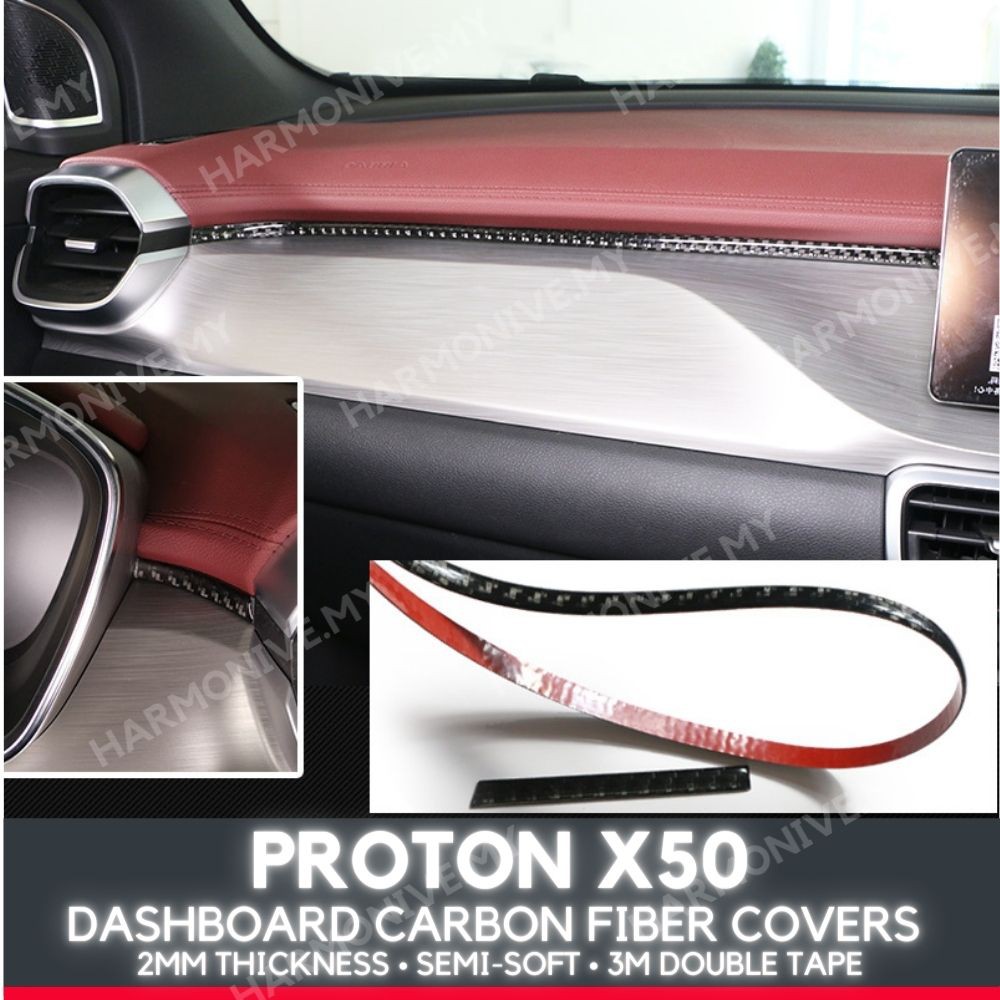 HARMONIVE PROTON X50 Carbon Fiber Dashboard Protective Real Carbon