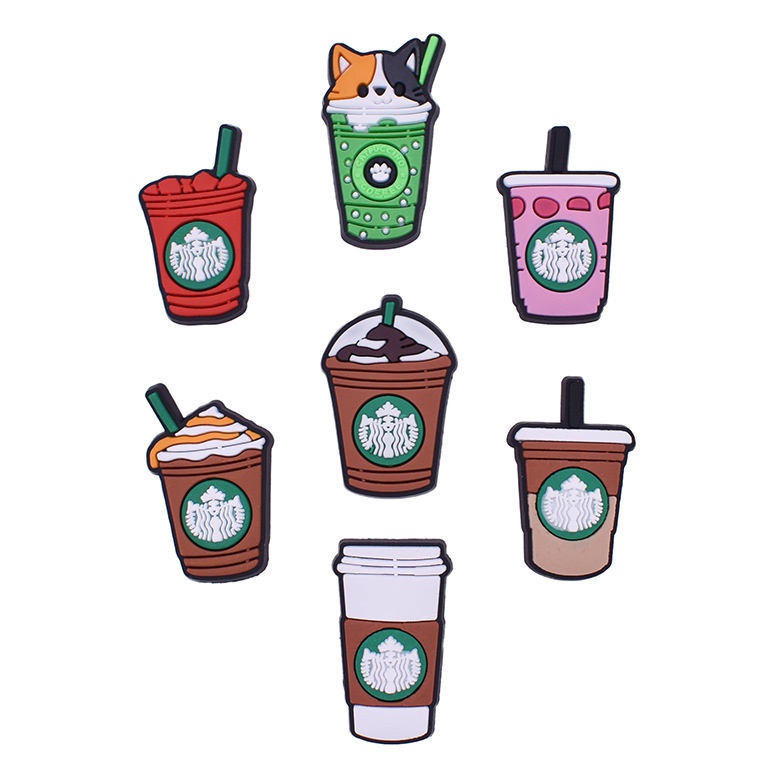 cute animated food starbucks