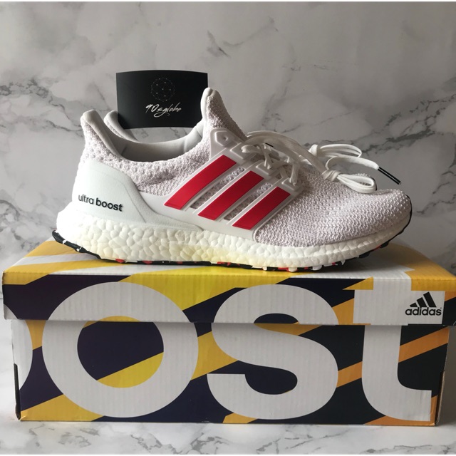 adidas ultra boost 4.0 white red
