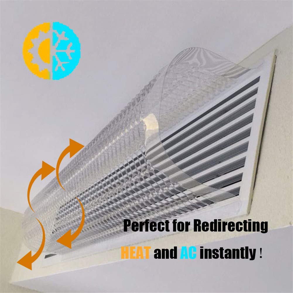 Unique Design Adjustable Reusable Heat And Air Deflector For Vents