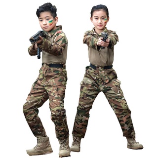 Baju Askar Budak Children WW2 Military Uniform Tactical Combat Boys ...