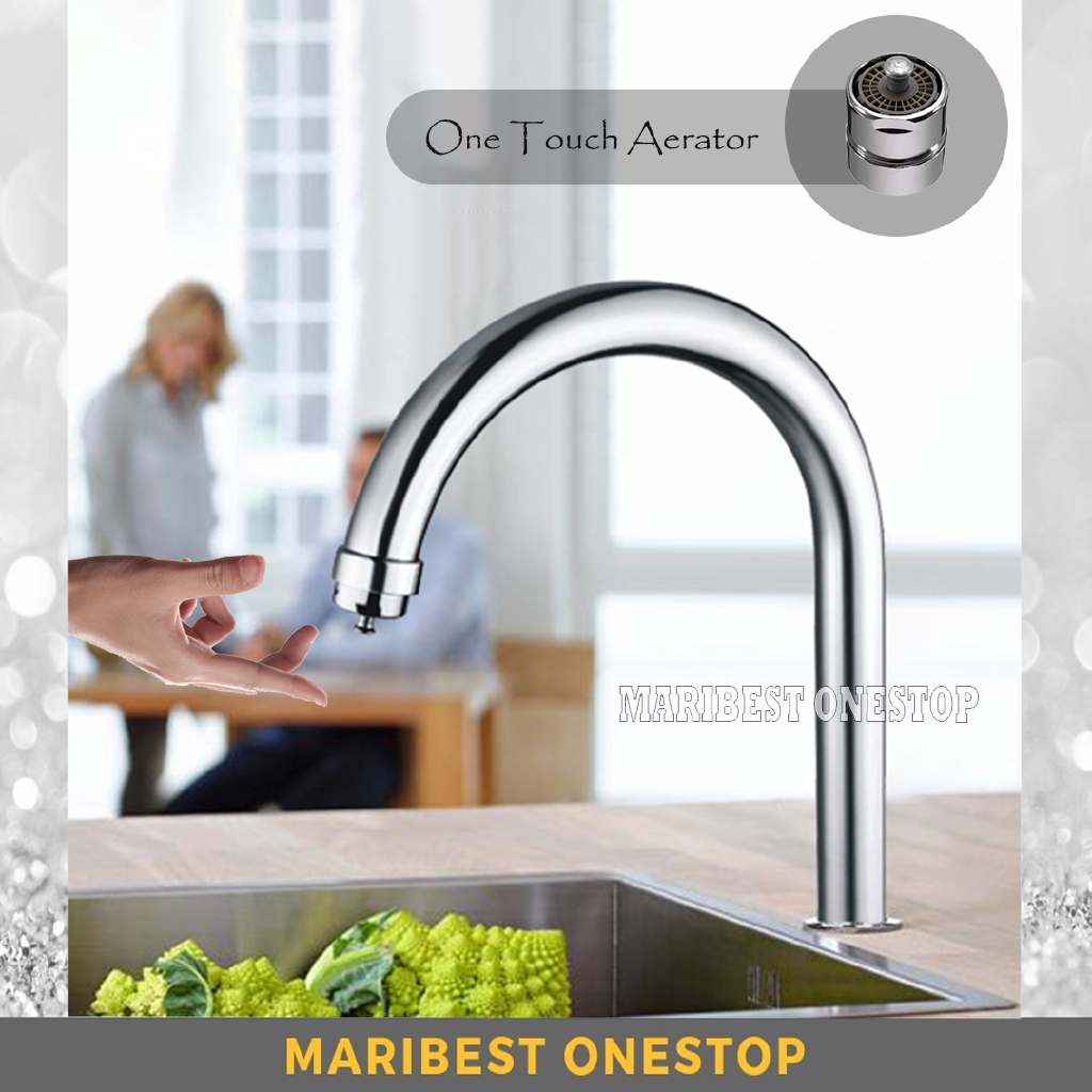 Kitchen Faucet Pillar Touch Control Sink Tap Built In One Touch