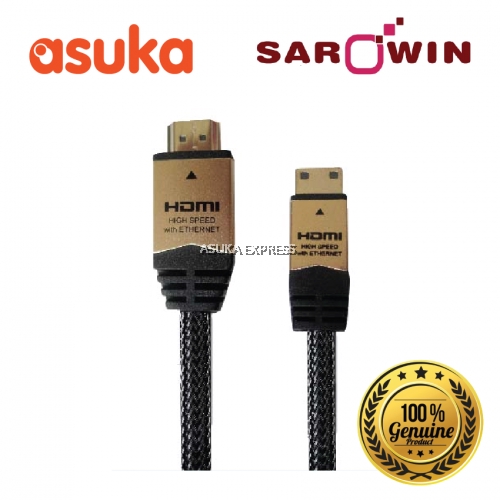 Sarowin (HDMI3.0AC) Mini HDMI to HDMI - 3meter