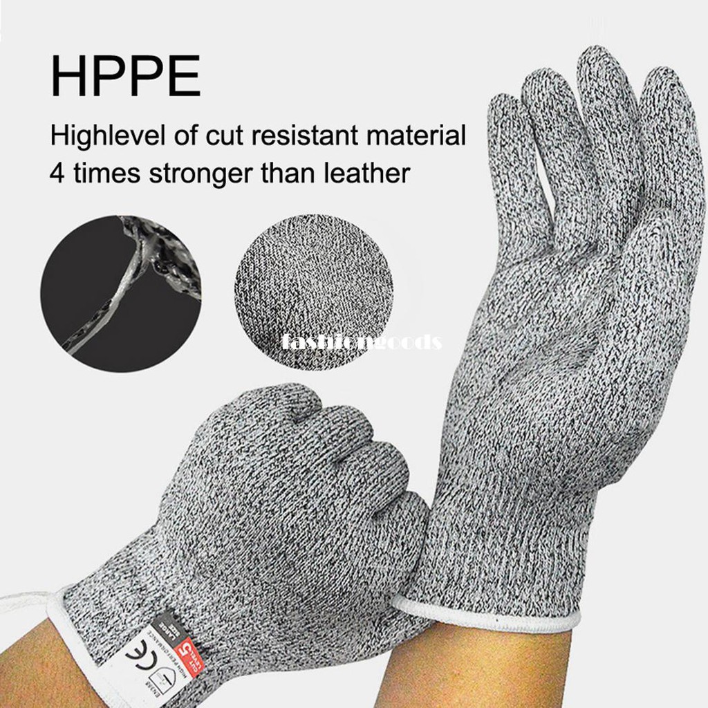 Cut Resistant Gloves Anti Cut Working Safety Protective Kitchen