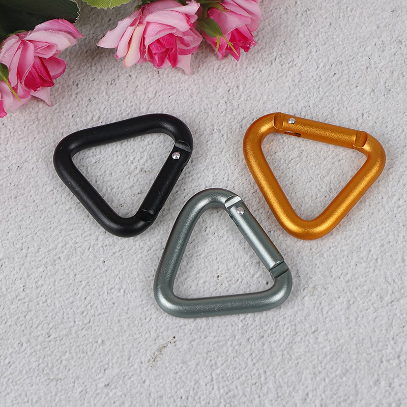 Versatile Have ️Ready Stock 1PC Triangle Carabiner Outdoor Camping Hiking Keychain Kettle Buckle Snap Clip Must Ess... - Image 5