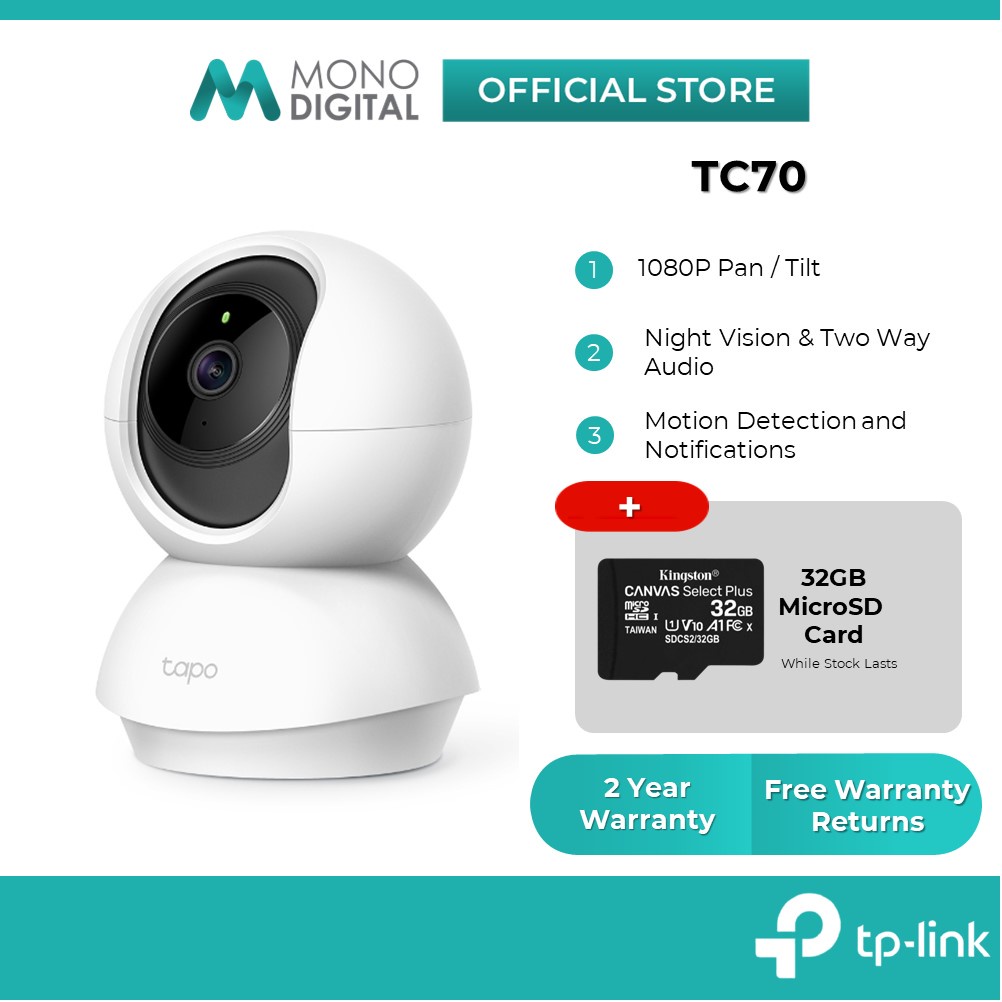 Tp Link Tapo C Tapo C Tc P Full Hd Pan Tilt Wireless