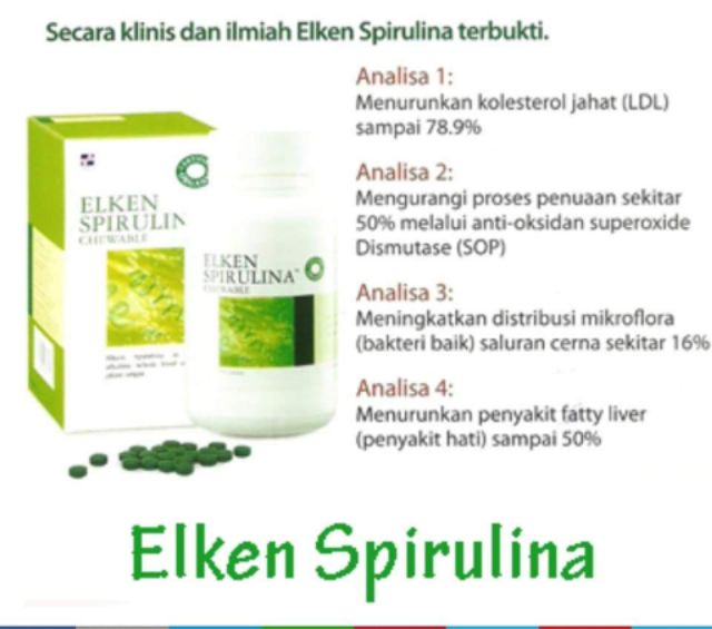 Spirulina Makanan Kesihatan 150 Biji Shopee Malaysia