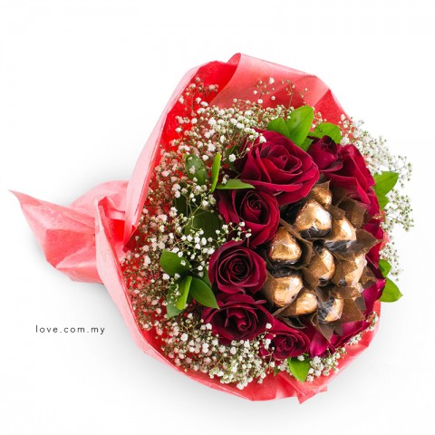 L Amour Belgian Chocolate Bouquet 23 Shopee Malaysia