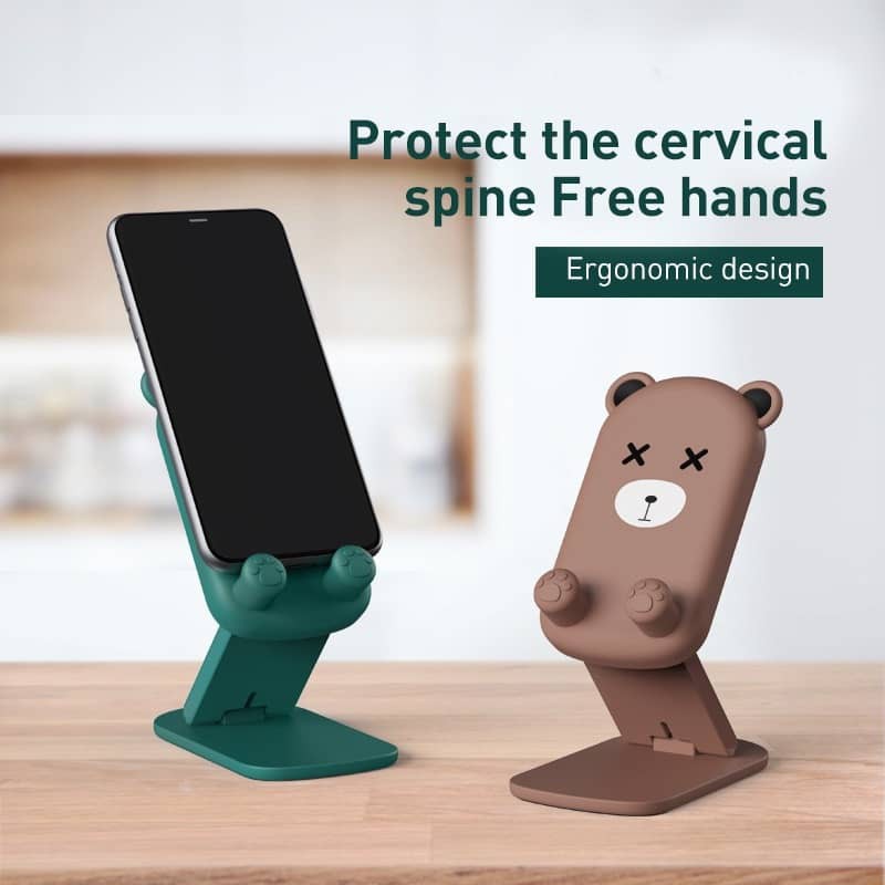 Cute Cartoon Mobile Phone Stand Holder Desktop Lazy Show Lifter Adjustable Support Phone Holder Handphone Shopee Malaysia