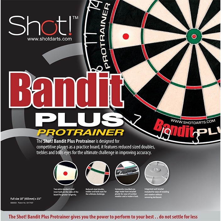 shot bandit plus dartboard
