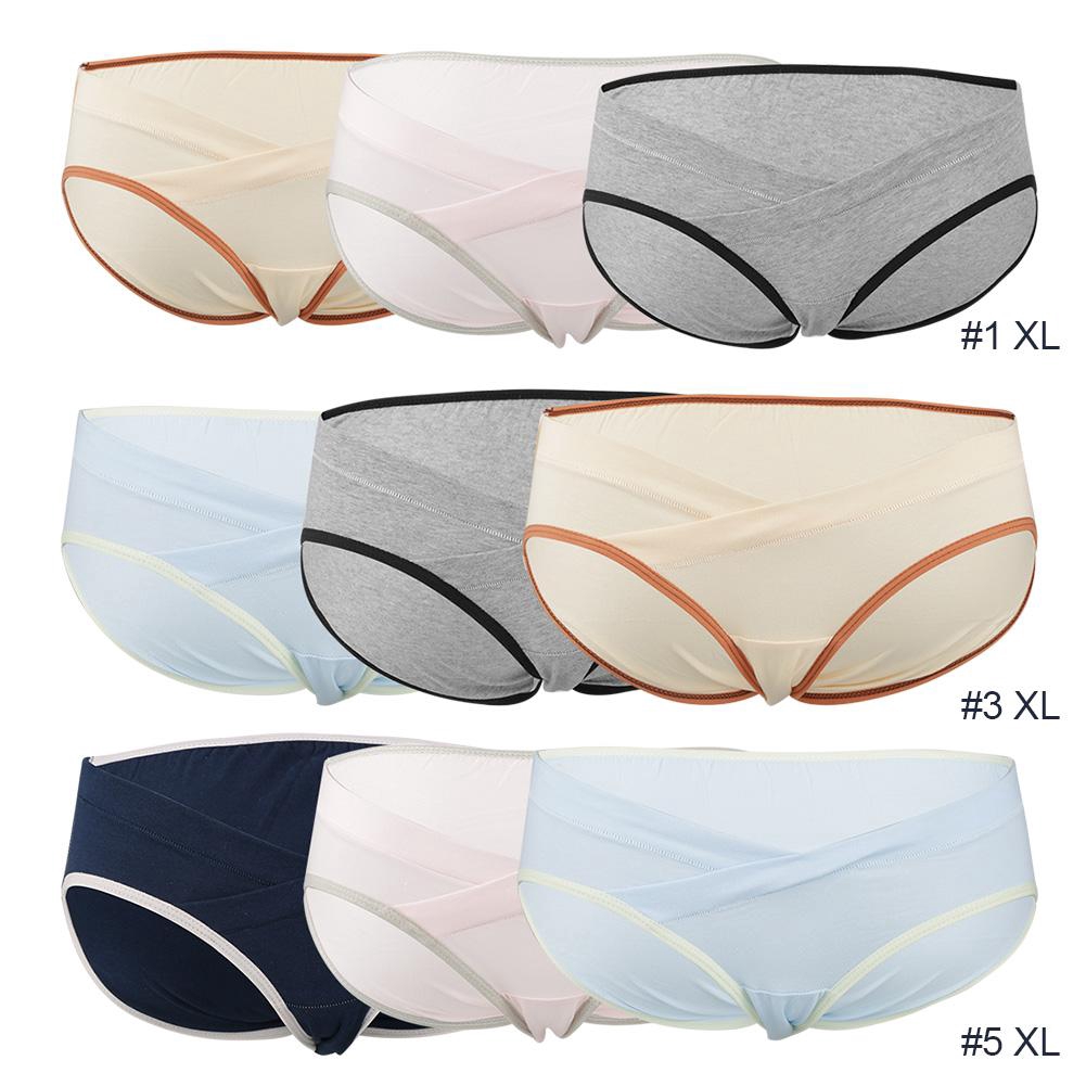 Maternity Panties 3pcs Lot Woman Cotton Comfortable Shopee Malaysia