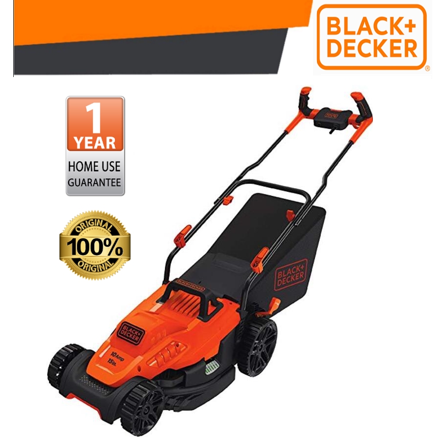 BLACK & DECKER BEMW451BH-XD OUTDOOR TOOL 32CM ELECTRIC LAWNMOVER  1200W 240V SAFETY SAVETIME