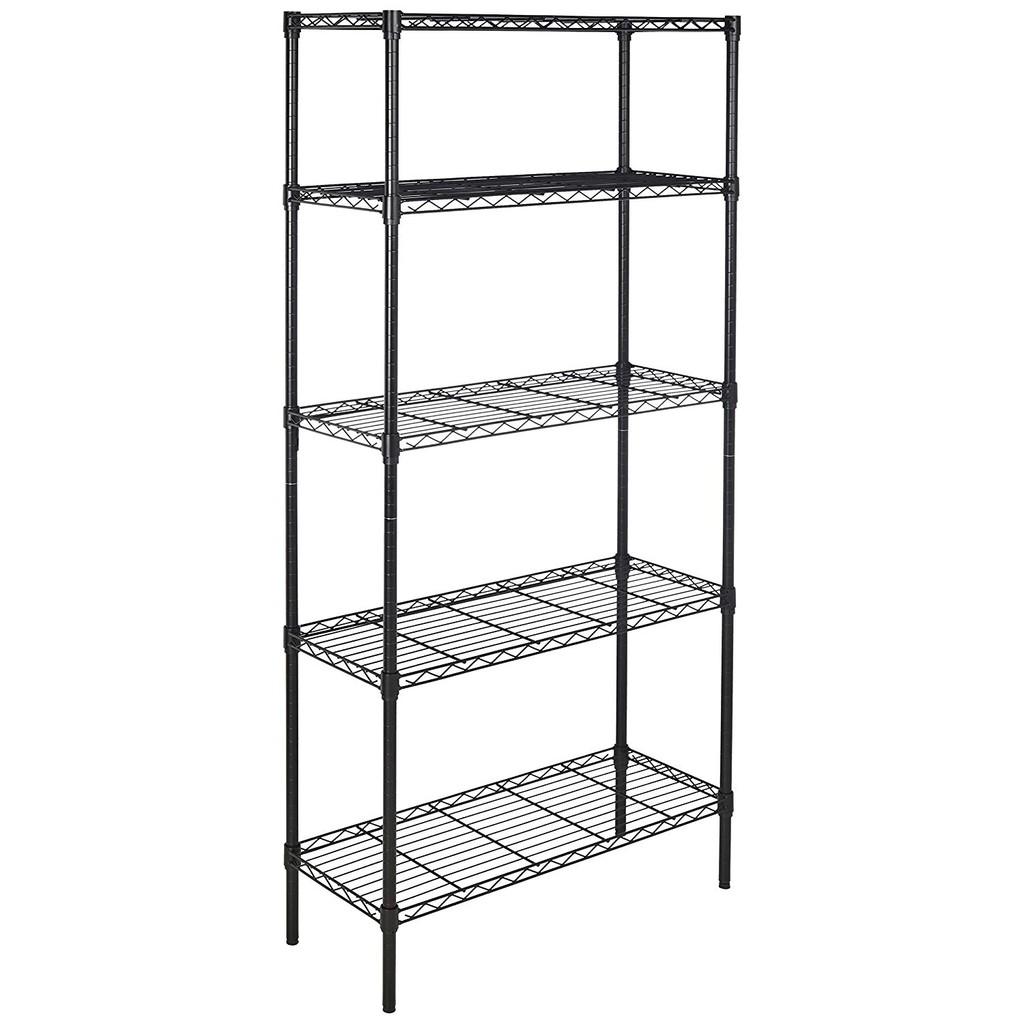 5 shelf steel storage rack