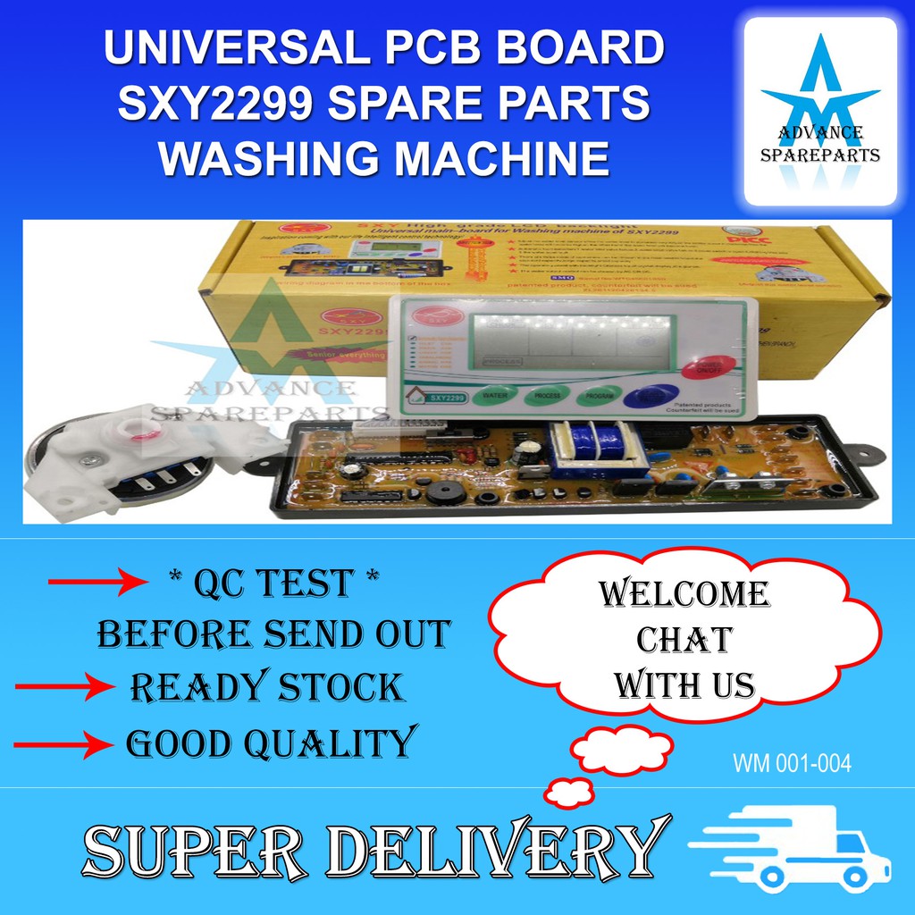 UNIVERSAL SXY2299 PCB BOARD SPARE PARTS WASHING MACHINE Shopee Malaysia