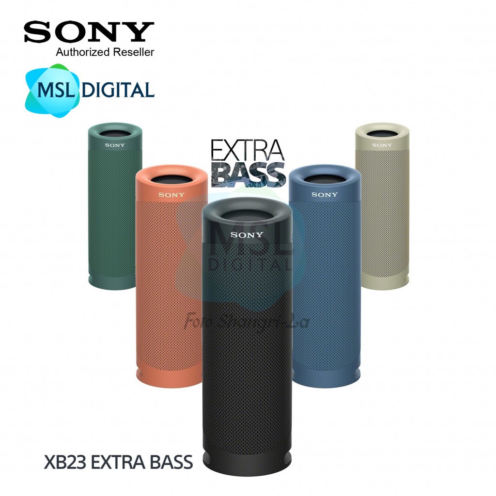 Sony SRSXB23 EXTRA BASS Wireless Portable Speaker IP67 Waterproof