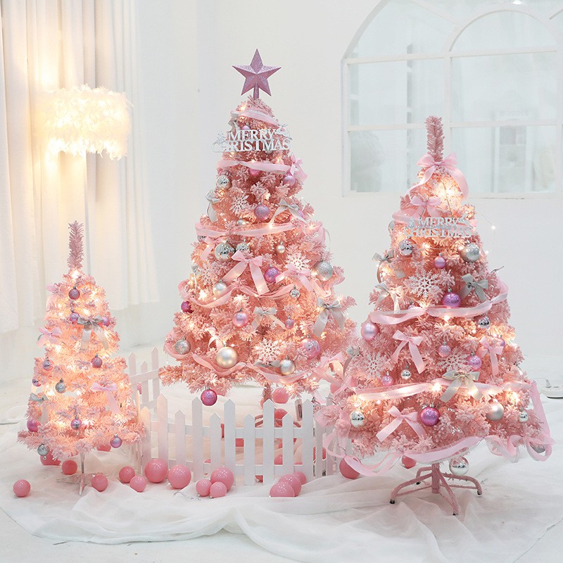 60Cm Pink Blue Christmas Tree Decoration Ornaments Christmas Decorations For Home Xmas Happy New Year 2022 | Shopee Malaysia