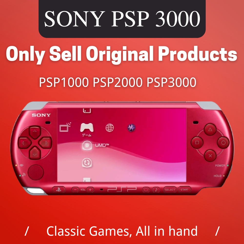 Best Price 100 Original Set Sony Psp 1000 00 3000 Sony Portable Game Console Free 1000 Games 16gb 32gb 64gb 128gb Shopee Malaysia