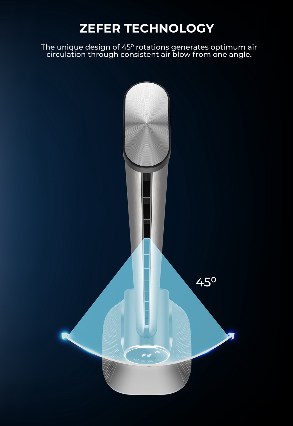 PerySmith Bladeless Tower Fan Zefer Series T11 Shopee Malaysia