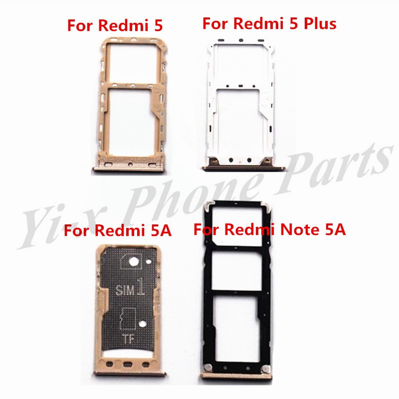 Sim Card Tray Holder For Xiaomi Redmi 5 5 Plus Redmi 5a Note 5a
