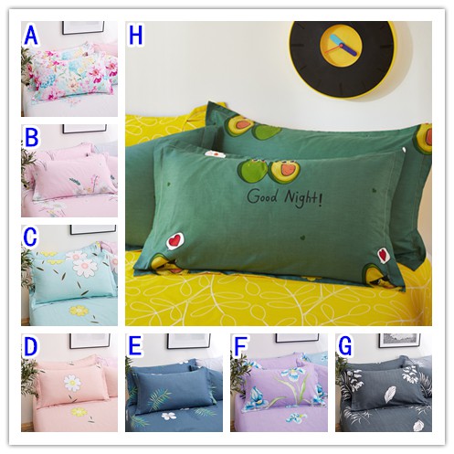 Cotton Pillow Covers Kids Adult Cartoon Lovely Avocado Pattern