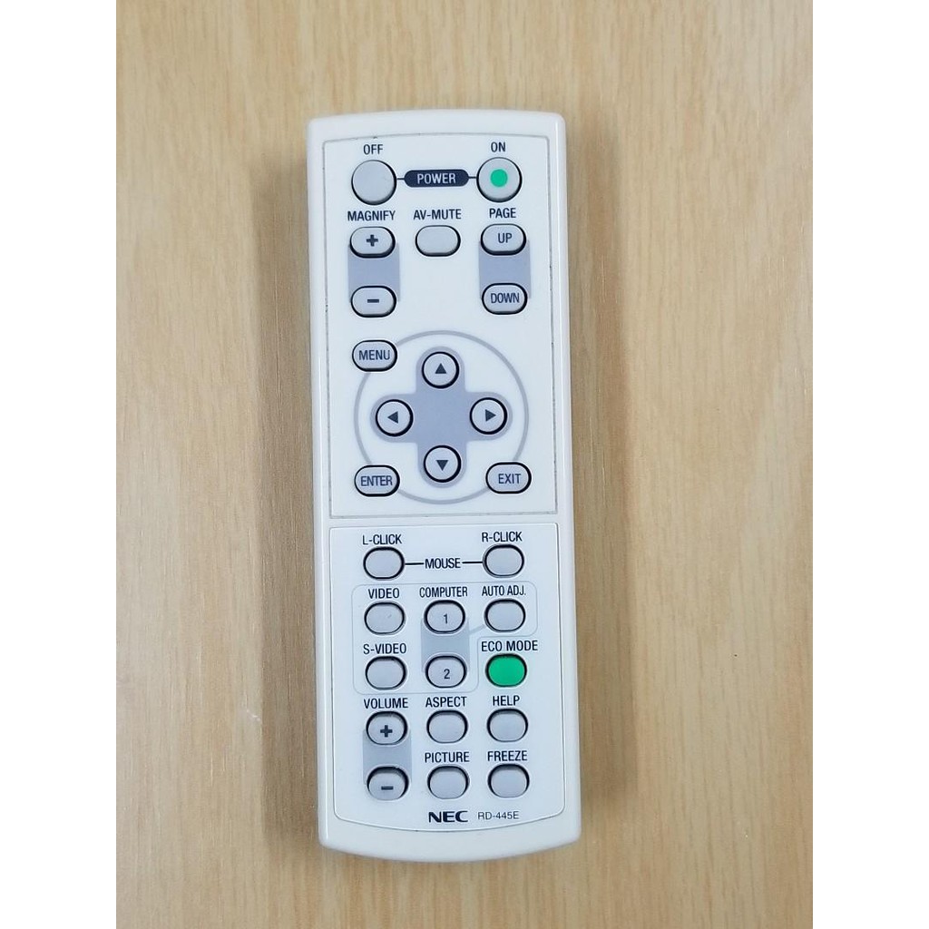 Original NEC Projector Remote Control (RD445E) Shopee Malaysia