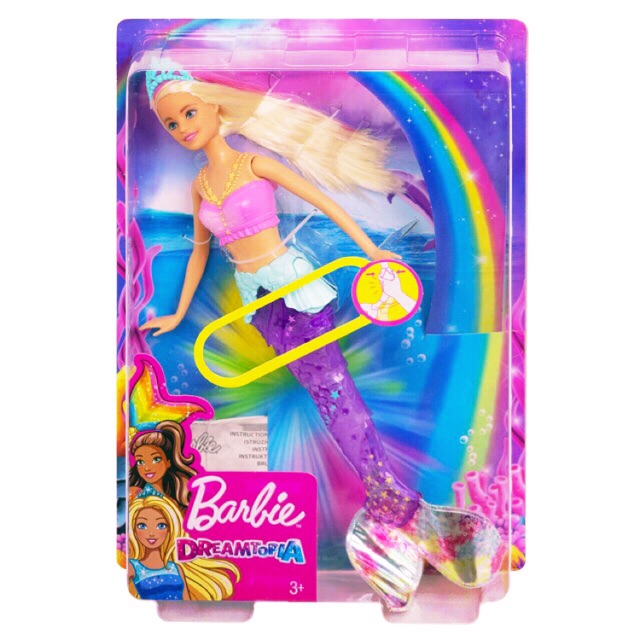 light up mermaid barbie waterproof