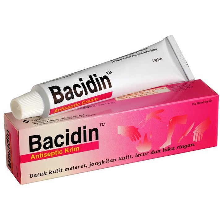 Bacidin Antiseptic Cream 15g Shopee Malaysia
