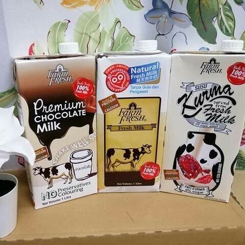 Farm Fresh Uht Fresh Milk Chocolate Kurma 1l Susu Uht Farm Fresh Shopee Malaysia