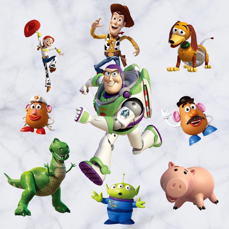 Toy Story Kids Boys Nursery Decor Art Diy Wall Stickers Decal Gift