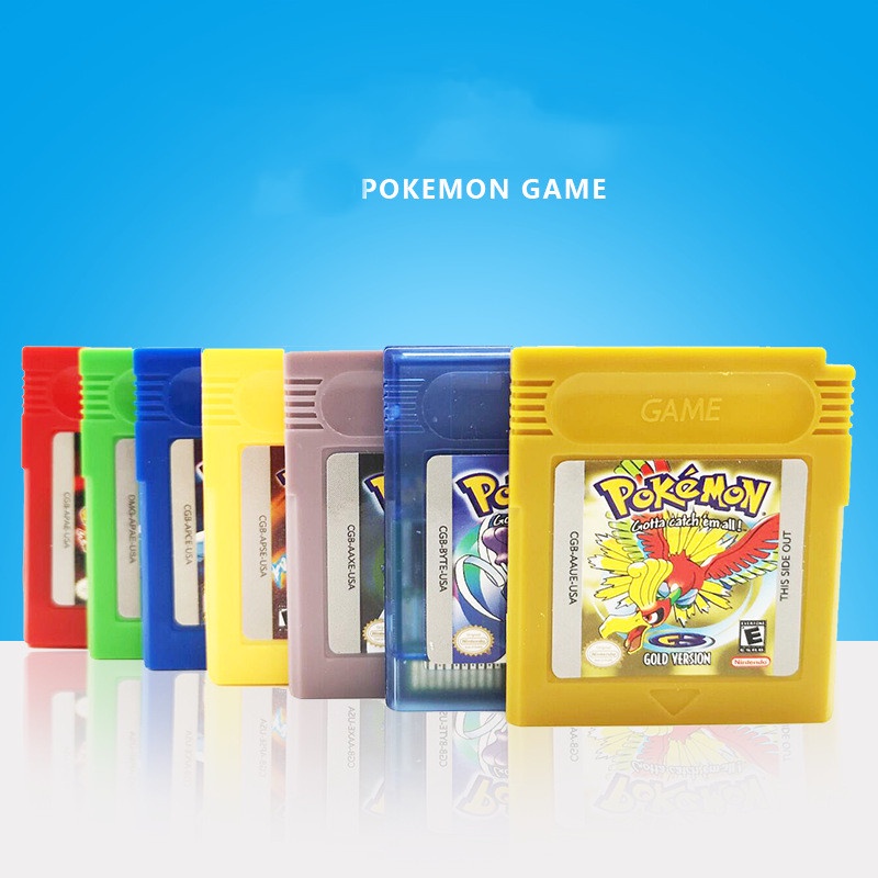 Pokemon GBC Games Series 16 Bit Video Game Cartridge Console Card