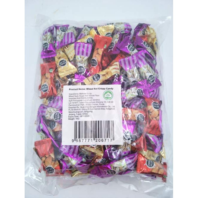 Nuts Crisp Mixed Candy 1kg ( Ready Stock ) Shopee Malaysia